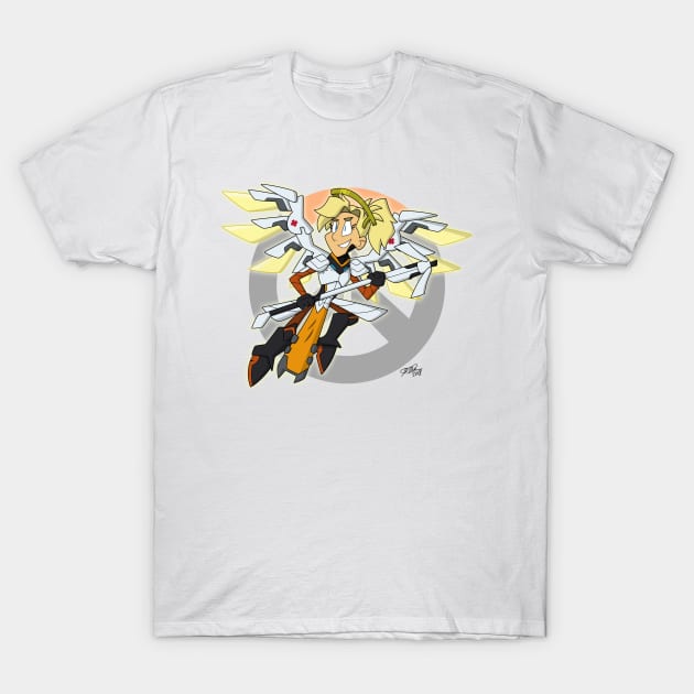 Overwatch: Mercy T-Shirt by soldominotees